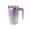 Purple, variant on Rechargeable Self Stirring Coffee Mug, Automatic Mixing Cup with Temperature Display, Pink, ABS, 400ml, for Hot Beverages