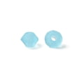 thumbnail image 3 of Preciosa® Crystal Beads Czech Crystal Bicone(451 69 302 Rondelle) 60010 840 Aqua Bohemica Matt 3mm Hole: 0.8mm, 3 of 6