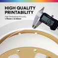 thumbnail image 3 of Filamento para impresora 3D OVERTURE PLA, 1,75 mm, bobina de 1 kg, blanco, 3 of 8