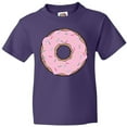 thumbnail image 3 of Inktastic Pink Donut, Donut With Colorful Sprinkles, Frosting Youth T-Shirt, 3 of 5