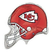 26" KANSAS CITY CHIEFS Helmet Balloon Party Supplies Decorations Foil Mylar Balloon
