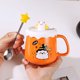 thumbnail image 4 of Taza de Cerámica con Tapa de Fantasma Divertida de 400 Ml | Taza de Café y Té de Halloween | Taza de Agua para Oficina | Diseño de Fantasma Adorable Hecho a Mano | Taza Térmica Duradera para El Hogar, 4 of 6
