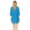 thumbnail image 2 of HAPPY BAY Women's Beach Swimsuit Cover-up Mini Beach Wear 8-10 Sky-AC152, 2 of 5