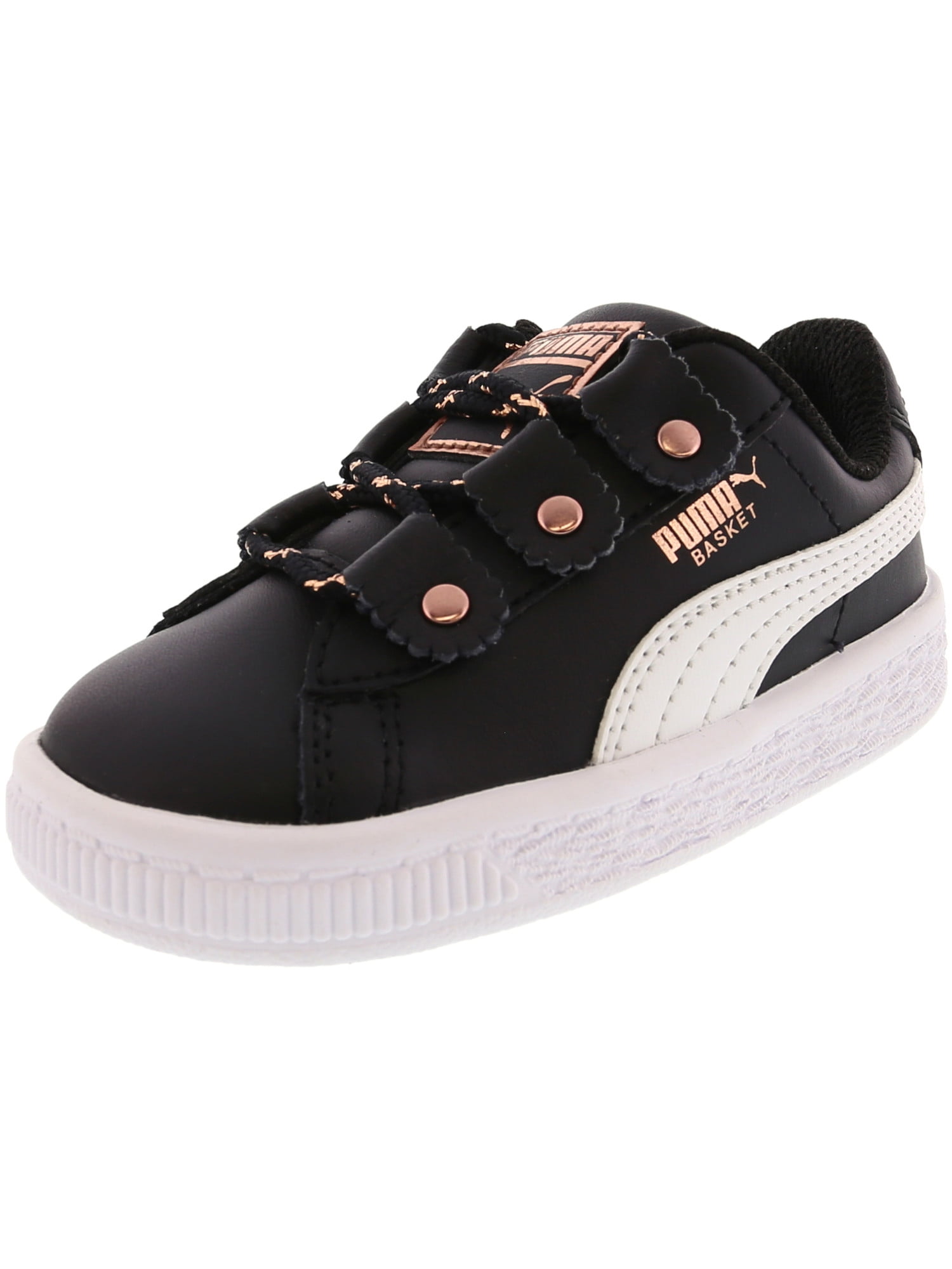 puma basket white rose gold