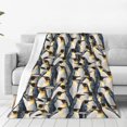 thumbnail image 4 of for Penguin Blanket Penguin Throw Gifts for Men Women Kids Girls Birthday Decor Throw Soft Cozy Plush Blanket 50"x40", 4 of 6