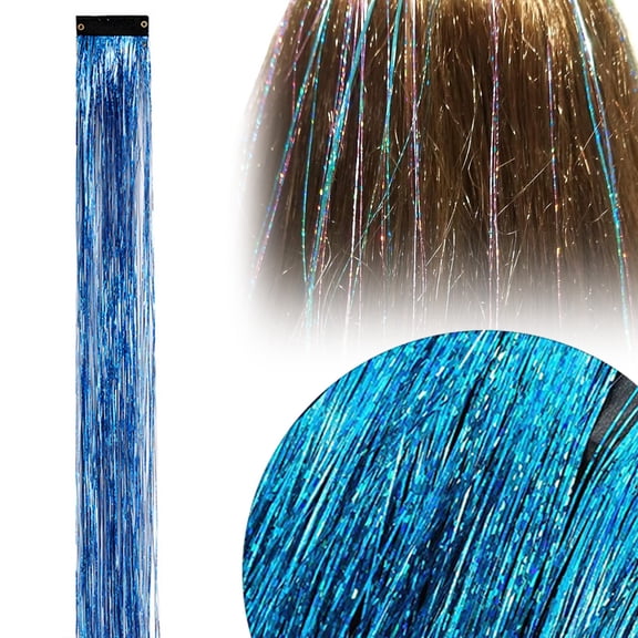 Clearance Under $1 Hair Tinsel Clip Hair Tinsel Clip For Festival Rave Outfit,Plastic (D) (1Pc)