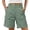 v#28Light Green153, variant on Rggeeun Womens Shorts Solid Color Elastic High Waist Cargo Slim Fit With Front & Back Pockets Cuff Wide Leg For Office Trendy Bottoms,Light Green,M