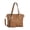 Camel, variant on Women’s Classic Tote Bag with Detachable Shoulder Strap and Matching Pouch, Large PU Leather Handbag for Work, School & Everyday Use Camel