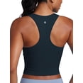 thumbnail image 1 of Top Corto Sin Costuras Acanalado CRZ YOGA Azul Marino XL, 1 of 3
