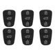thumbnail image 1 of Almohadilla Goma 3 Botones para Carcasa Llave Remota Coche Abatible (sin Letra), 1 of 7