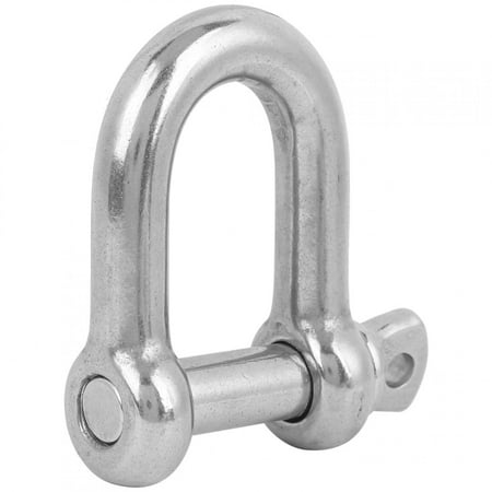 

Sturdy Structure Stainless Steel Shackle Durable D-Shape Shackle Reliable In Use For High-rise Crane Load Bearing Towing Aerial Work