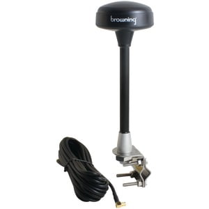 Browning BR-TRUCKER Satellite Radio Trucker Mirror Mount Antenna with Large Built-in Ground Plane