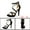 Black, variant on BLISSFUL STEP Women's Solid Color Stiletto Heel Zipper Ankle Strap Platform Sandals