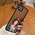 thumbnail image 3 of Funda mate para OPPO A97 A96 A95 A94 A93 A92 A92S A78 A74 A73 A72 A57 A55 A54 A53 4G 5G funda d-princesa Disney maquillaje de Navidad, 3 of 5