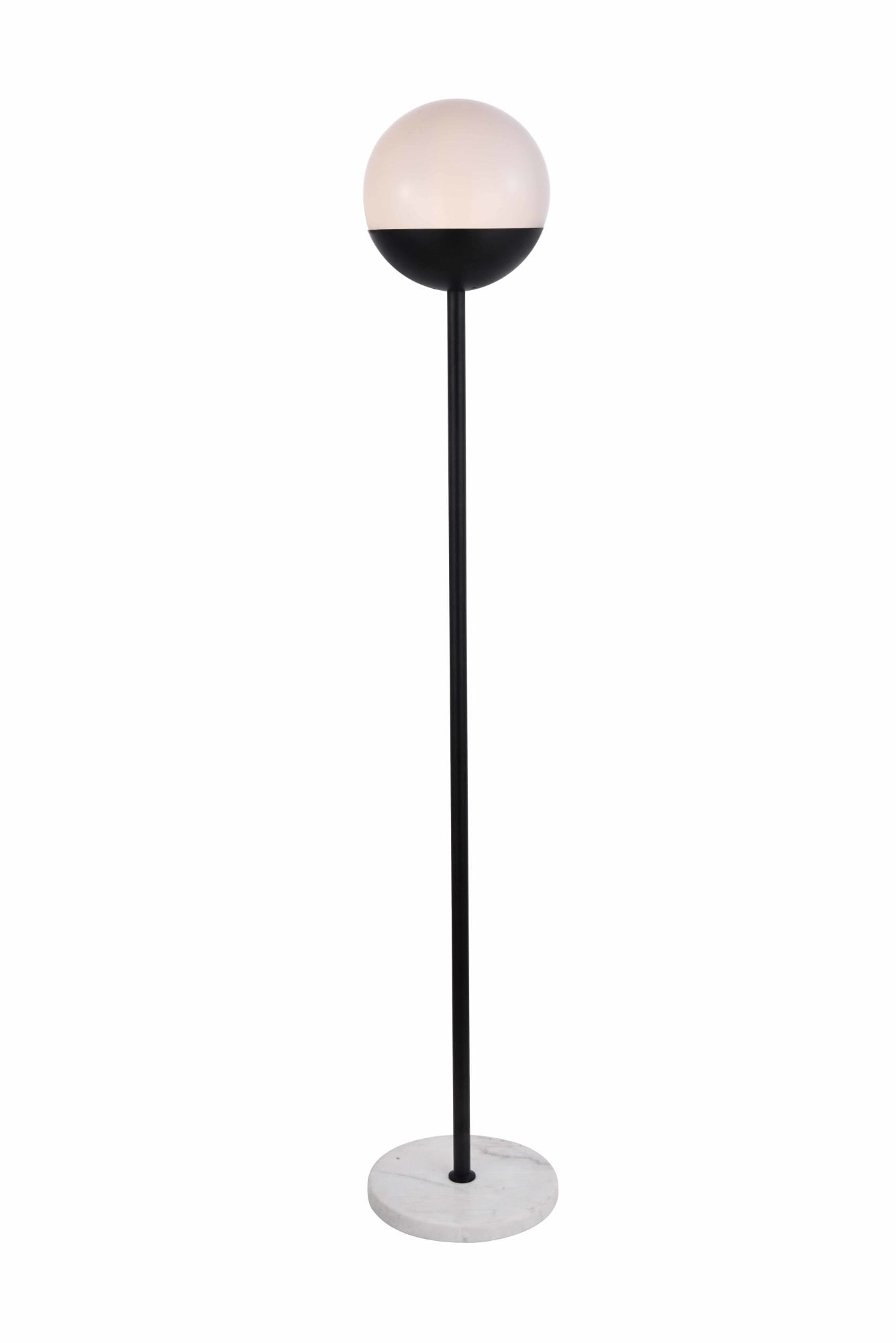 Elegant Lighting Ld6146 Eclipse Single Light 62 Tall Torchiere Floor Lamp With