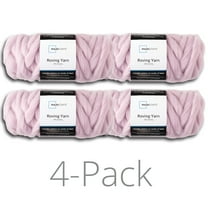 Mainstays Super Bulky Acrylic Mauve Yarn, 26 yd (4 Pack)