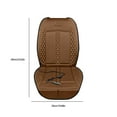 thumbnail image 3 of Quick Heating Car Seat Cushion - Universal Heated Winter Cover for Cars, Trucks, and SUVs - 23.6x19.6in Black Cloth with Easy Installation - Provides Warmth, Comfort, 3 of 9
