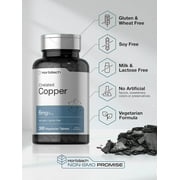 Chelated Copper | 6mg | 300 Tablets | Vegetarian Formula | by Horbaach