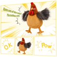 thumbnail image 3 of Juego de 8 piezas de pollo MaoGolan de peluche con bebés y huevos, 3 of 9