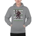 thumbnail image 2 of Jingle Hells Krampus Design Men's Hoodie, 2 of 3