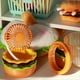 thumbnail image 4 of Mini Ventilador Recargable 500 MAh Ventilador de Escritorio Multifunción con Forma de Hamburguesa 3 Velocidades Incluido Espejo Ventilador Universal,A, 4 of 8