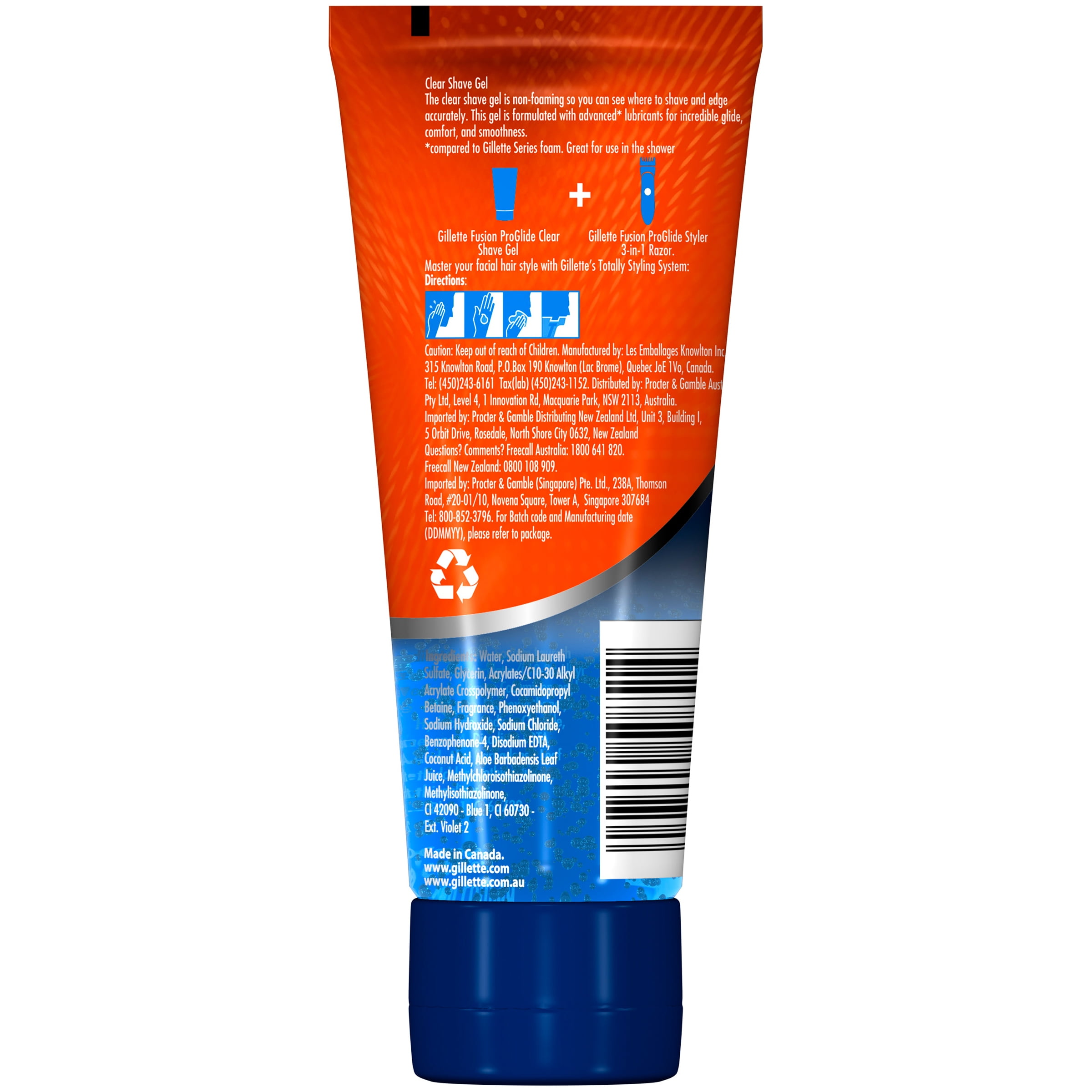 Gillette Fusion Proglide Clear Shave Gel advise Gillette Fusion Proglide Clear Shave Gel forecasting