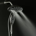 11 Inch Oval Deluxe Rainfall Shower Head with Shower Wand Combo In Oil