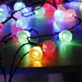 thumbnail image 6 of Crystal Globe Solar String Lights, 31ft/36ft 50/60 LED Super Bright Solar Christmas Lights, Solar Powered/USB+Remote control, 8 Lighting Modes Solar Globe Lights for Christmas Tree Decor Garden Patio, 6 of 12