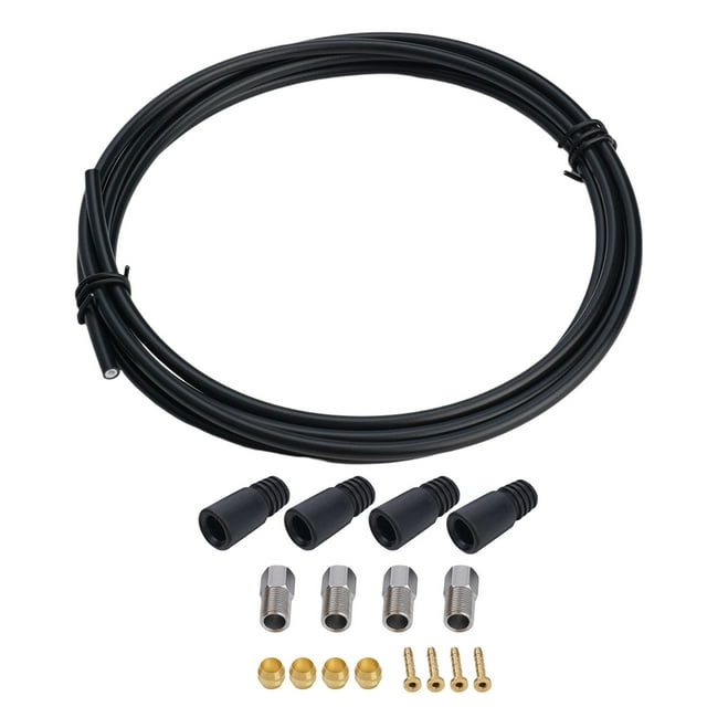 Mosiee Brake Hose Hydraulic Complete Bicycle Hydraulic Brake Pipe Repair Kit Includes 25M Pipe And All Necessary Tools