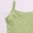 thumbnail image 4 of Miluxas Girl's V-Front Camisole Dance Leotard Green 14-15Years, 4 of 8