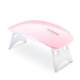 thumbnail image 1 of Lámpara UV plegable para uñas, compacta y portátil, ideal para manicura en casa, color rosa, carga USB, ajustes de tiempo de 45s y 60s., 1 of 7