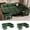 Green, variant on 111" U Shaped Modular Sectional Sleeper Sofa with Pull Out Bed,8 Seat Green Chenille Couch with 2 Pull-Out Beds,USB Ports,Tool Free Assembly