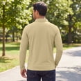 thumbnail image 4 of LRGSHF Long Sleeve Polo Shirts for Men Business Casual Work Golf Shirt Men Comfy Lounge Polo Shirt, Lightweight, Solid Color, Quick Dry, Work Golf, Moisture Wicking, 4 of 4