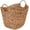 Natural Hyacinth, variant on Natural Woven Wicker Storage Basket with Handles