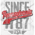 thumbnail image 2 of Pennsylvania Vintage Athletic Letters Men's Graphic T Shirt Tees Brisco Brands S, 2 of 4