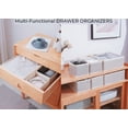 12 Pack Foldable Fabric Drawer Organizers for Clothes Storage ...