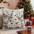 thumbnail image 3 of Qwtwty Living Room Decor Christmas Pillow Set Christmas Tree Reindeer Snowman Decorative Sofa Ambience Sense of Decorative Linen Pillow, 3 of 6