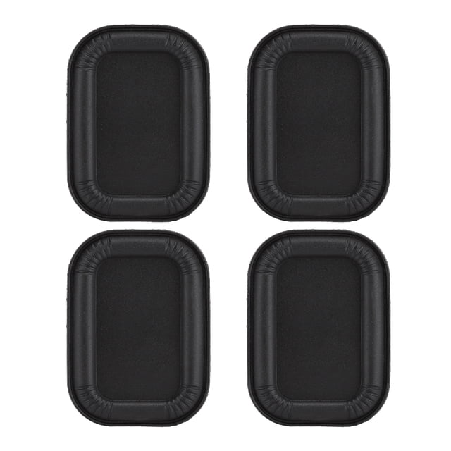 Pièces de Haut-Parleur, 4 Pcs Plaque de Haut-Parleur Basse en Caoutchouc, Finition de Luxe
