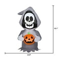 thumbnail image 3 of Airblown Inflatables Cute Reaper w/ Jack o Lantern, 3 of 6