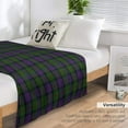 thumbnail image 6 of McDonald Clan Tartan Blanket 50"x60" Anti-Pilling Flannel Throw Blanket Lightweight Soft Fleece,All-Season Couch And Bed Blanket for Home Travel Made in the USA, 6 of 8