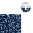 thumbnail image 5 of Yayeee Shower Curtain with Hooks 72"x72" Waterproof Fabric Bathroom Hanging Decor, Watercolor Shark Pattern, 5 of 5