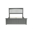 thumbnail image 4 of Mission Full Traditional Bed with Matching Foot Board in Grey, 4 of 7