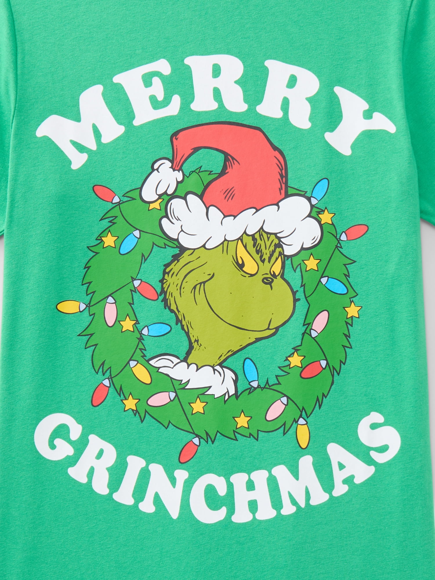 The Grinch, Boys' & Big Boys' Graphic Christmas Tee, Merry Grinchmas, Sizes 4-18