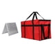 thumbnail image 2 of Bolsa de entrega de alimentos con aislamiento, bolsa de supermercado, soporte aislante, calentador de pizza con rojo, 2 of 9