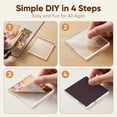 thumbnail image 6 of DIY fridge magnets, 10 Pack 2x2 Inch Square Acrylic Magnets with Magnets & Adhesive, Great for Sublimation, Photo Projects & Home Refrigerator Decor, 6 of 7