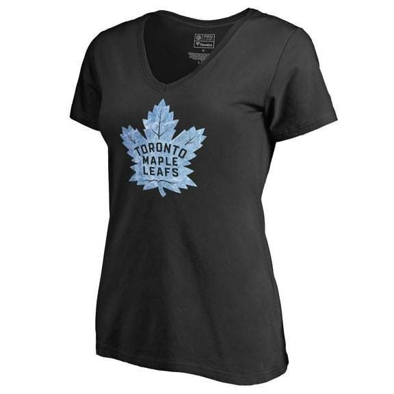 Women's Black Toronto Maple Leafs Pond Hockey T-Shirt