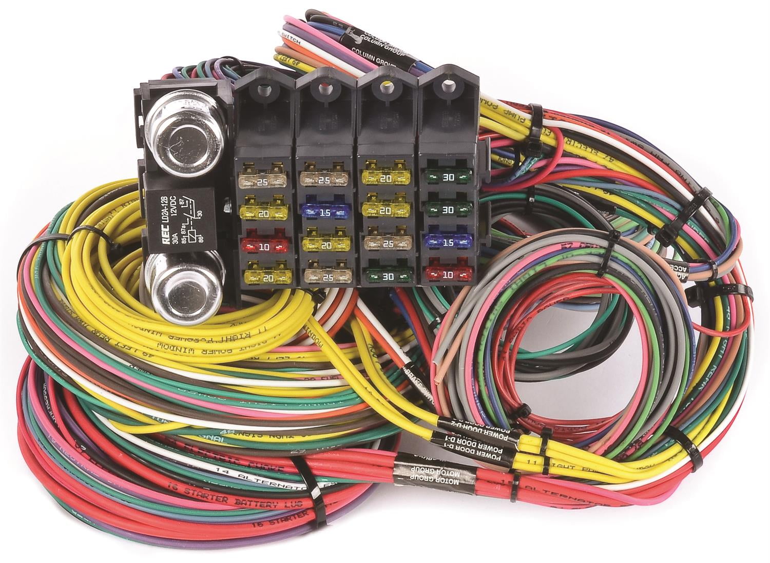 JEGS 10405 Universal Wiring Harness 20-Circuit 16-Fuse - Walmart.com - Walmart.com | Spotlight Universal Wiring Harness | | Walmart