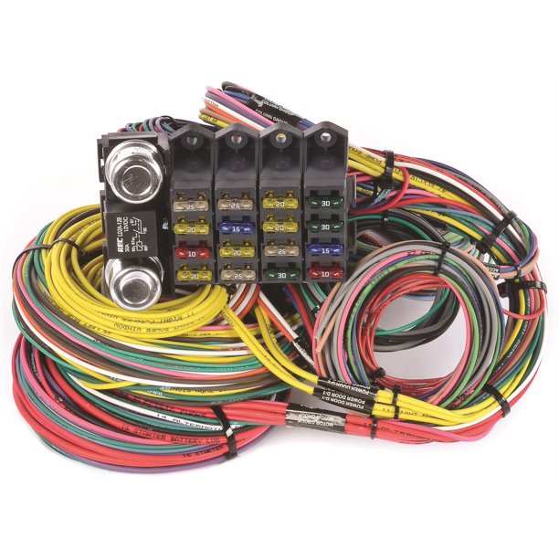 JEGS 10405 Universal Wiring Harness 20-Circuit 16-Fuse - Walmart.com