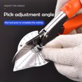 thumbnail image 3 of Visland Trunking Miter Shears with Ergonomic Handle Safety Lock Design Angular Cutting Multifunctional Molding Angular Trim Cutter Hand Tool, 3 of 8