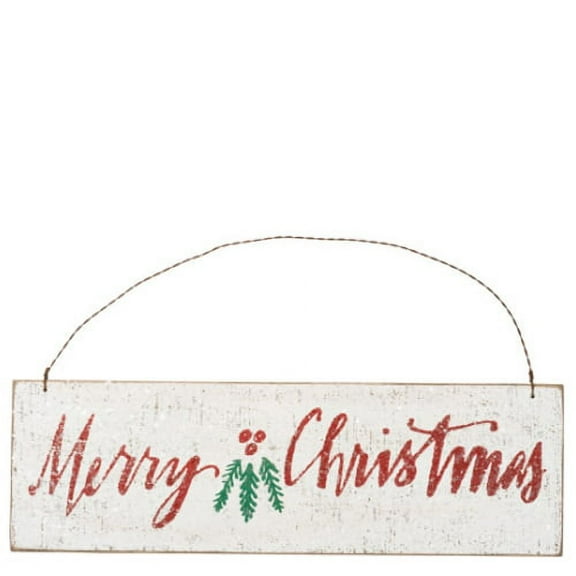 Merry Christmas Sign Ornament